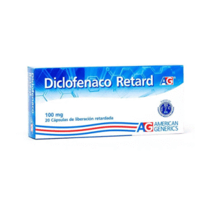 Diclofenaco Retard 100 Mg X 20 Caps -Lafrancol