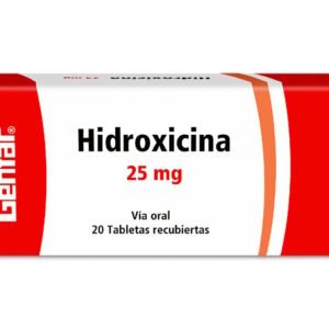 Hidroxicina 25 Mg X 20 Tabs