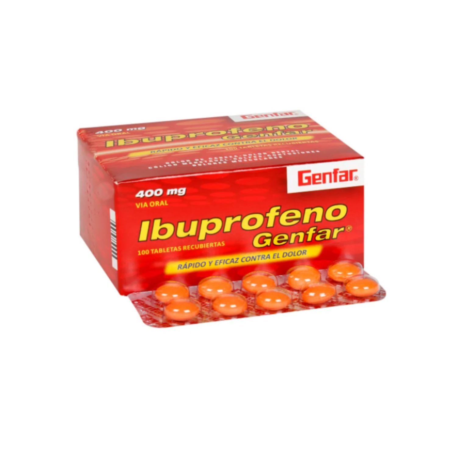 Ibuprofeno 400 Mg X 100 Tabs