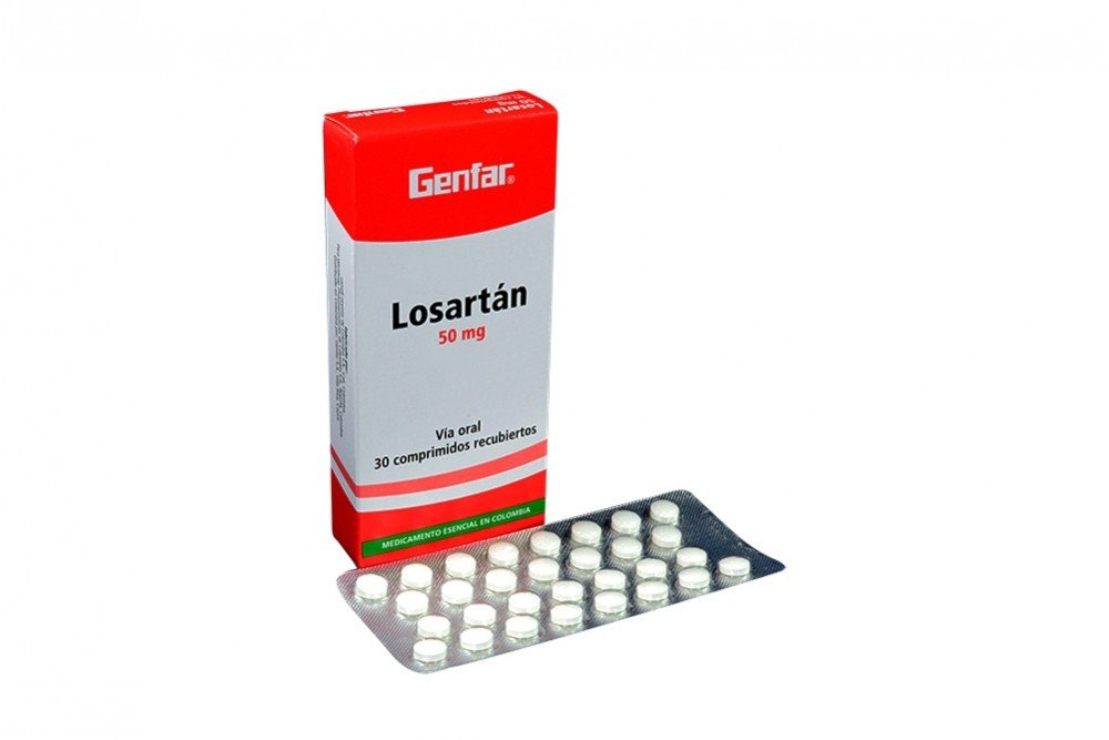 Losartan 50 Mg X 30 Tabs