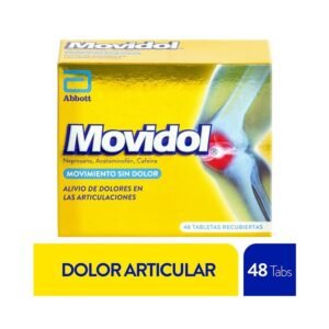 Movidol (Naproxeno + Acetaminofen + Cafeina) X 48 Tabs - Lafrancol