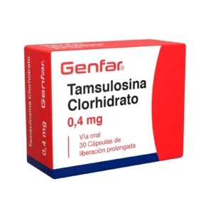 Tamsulosina Clorhidrato Genfar 0.4 Mg x 30 Capsulas