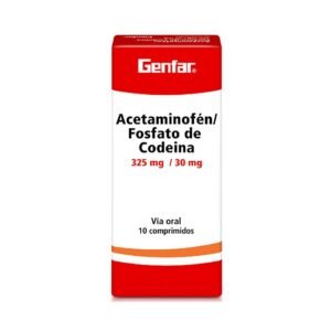 Acetaminofem + Codeina 325 Mg | 30 Mg X 30 Comprimidos