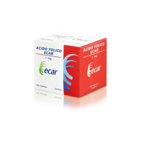 Ácido Fólico 1 mg - Blister X 10 Tabletas (ECAR)