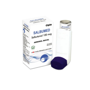 Salbutamol (Salbumed) 100 mcg - Inhalador de 200 Dosis (Cipla)